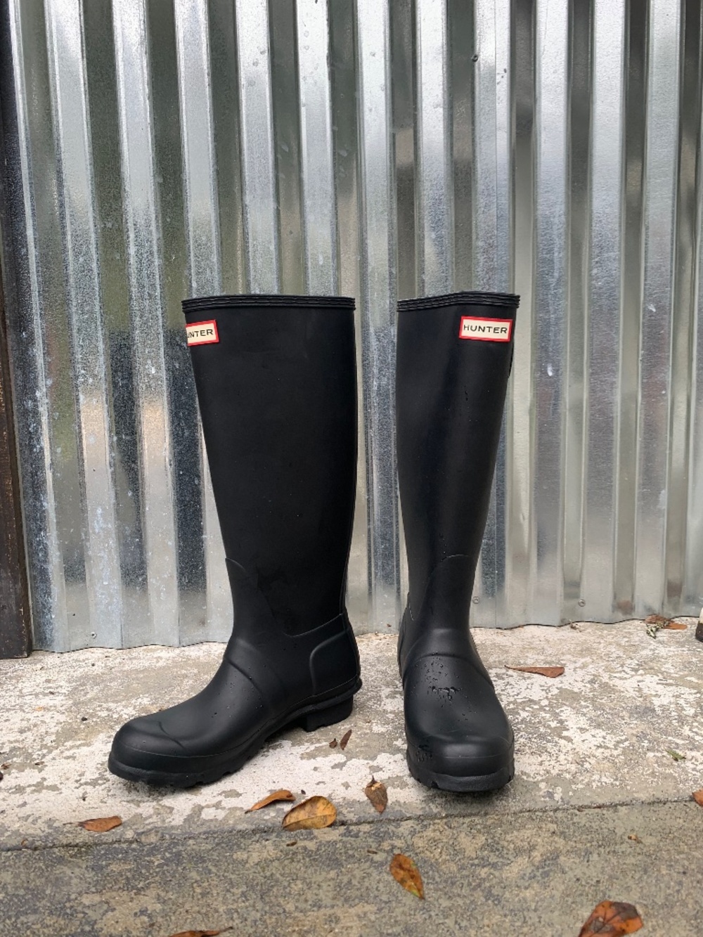 Hunter rain boots